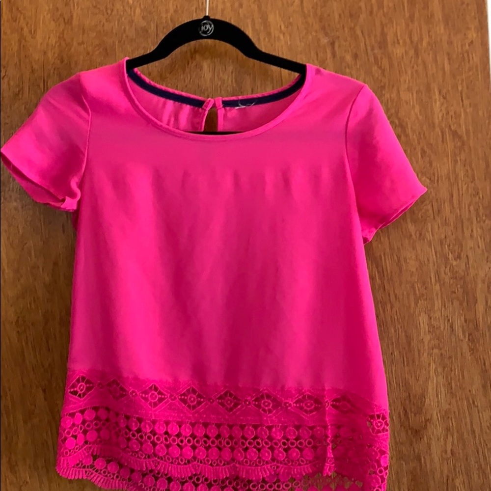 Magenta blouse